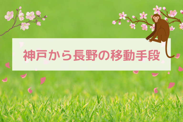 22年版 神戸から長野の移動手段まとめ 新幹線 飛行機の値段と所要時間を徹底比較 移動手段比較 Com移動手段比較 Com