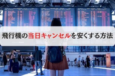 飛行機の当日キャンセル料を半額に！ANA/JALの詳細や返金について解説します！