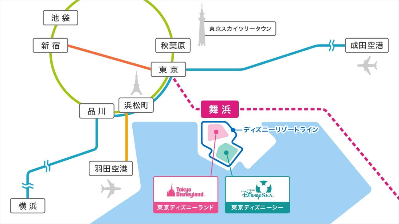 22年3月最新 ディズニーへの行き方特集 安い移動方法を解説します 移動手段比較 Com移動手段比較 Com