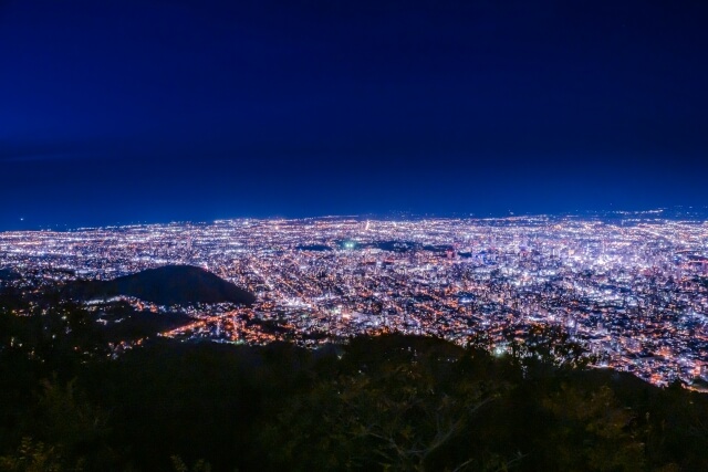 藻岩山　夜景