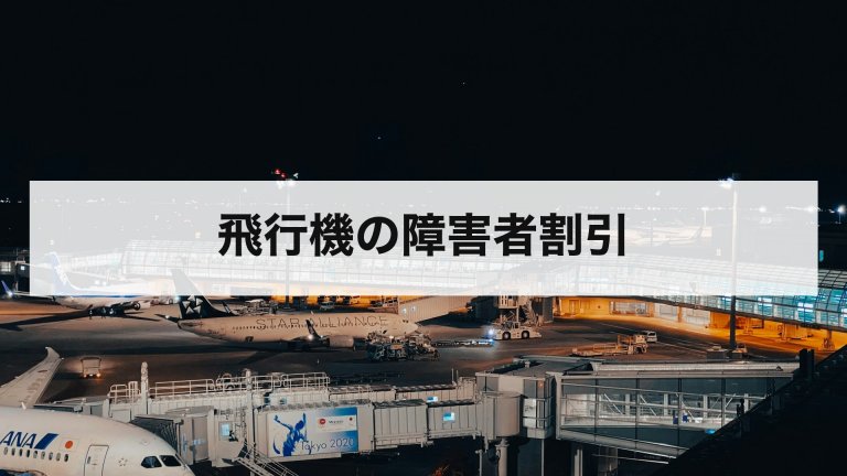 飛行機の障害者割引