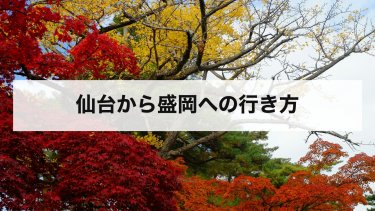 【2026年最新】仙台から盛岡の行き方を比較｜新幹線・高速バス・在来線・車の料金と時間