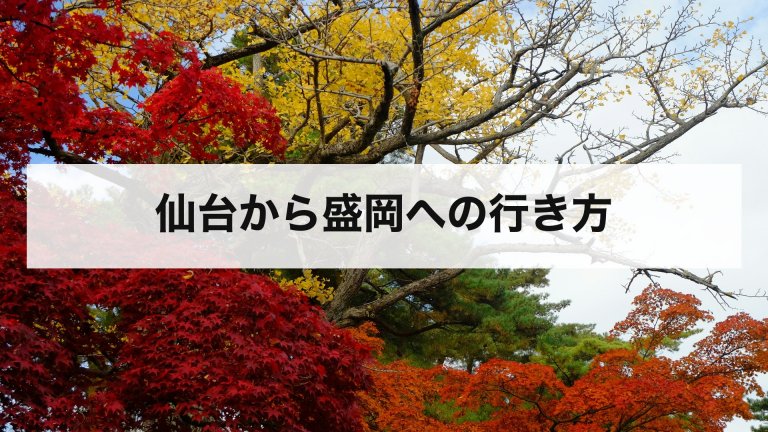 仙台から盛岡への行き方
