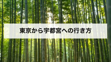 【2026年最新】東京から宇都宮の行き方まとめ｜新幹線・在来線・バスの料金・時間・時刻表を徹底比較