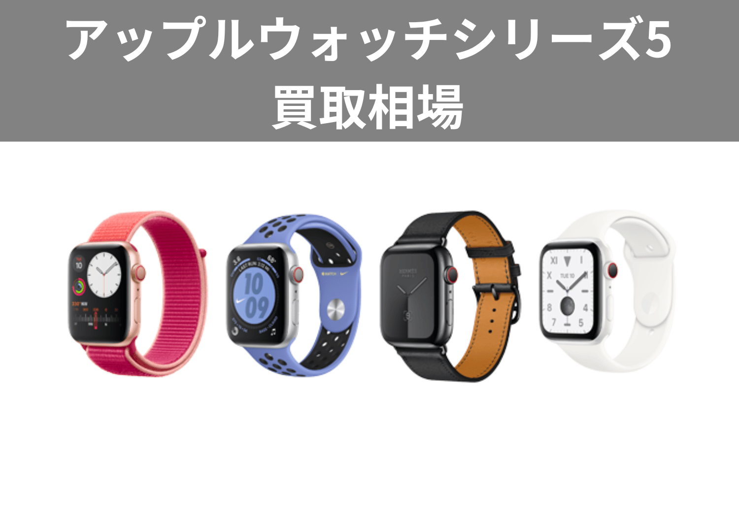 アップルウォッチシリーズ5買取相場